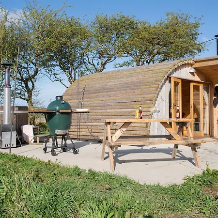 Lüks kamp alanı Deluxe Scandi Glamping Pod - Comfort *